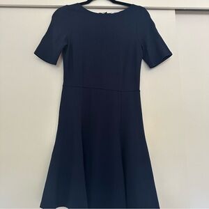 BAR III Navy Blue Mini Skater‎ Dress